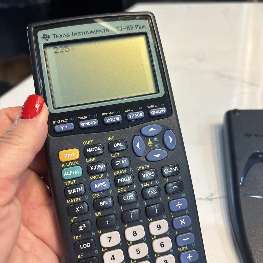 Texas Instruments TI-83 Plus Graphing Calculator with Slide Cover